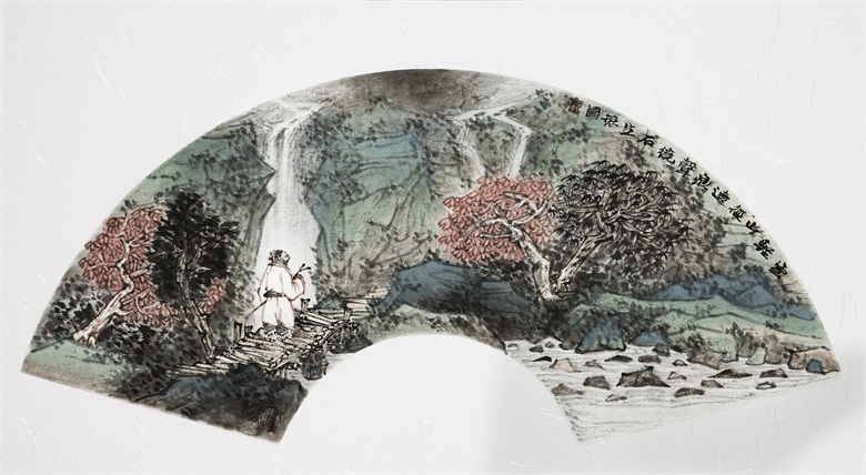 云轻山径远，60x20cm,2015.JPG