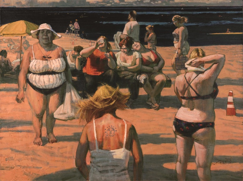 10.《夏威夷风景线1号》 布面油画  120×90cm 2007年.JPG