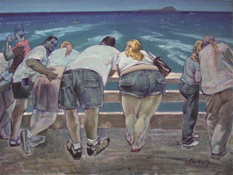 《夏威夷风景线2号》 布面油画 120×90 2007年.jpg