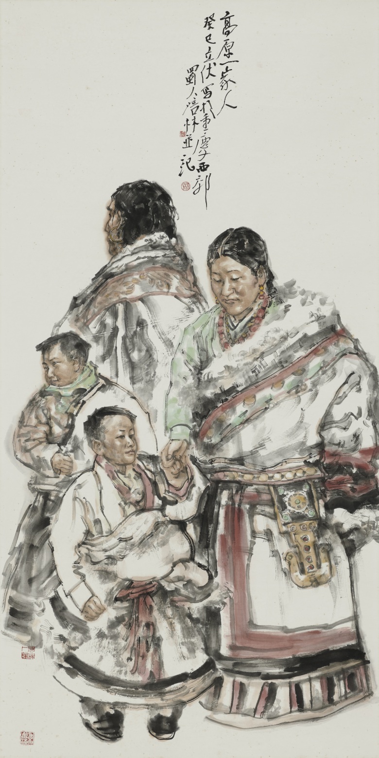 《高原一家人》  136x68cm.jpg